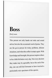 Magnettafel Definition Chef (englisch)