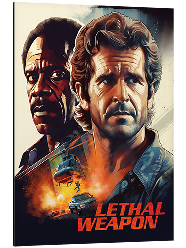 Aluminium print Lethal Weapon