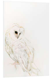 Foam board print Snow Owl