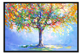 Gerahmter Kunstdruck Baum der Hoffnung