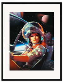 Gerahmter Kunstdruck Nächster Stop Mars