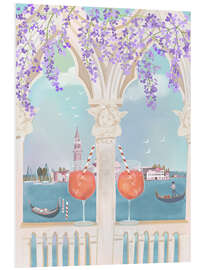 Tableau en PVC Venice Love