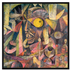 Gerahmter Kunstdruck Der Mond war am Abnehmen, er zeigte mir die Fratze eines Engländers