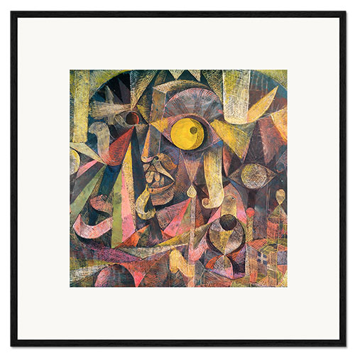 Framed art print The Moon Was on the Declin, It Showed me the Grimace of an Englishman
