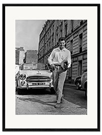 Impression artistique encadrée Gerard Philipe, Paris 1956