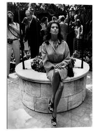 Cuadro de plexi-alu Sophia Loren, Cannes 1976