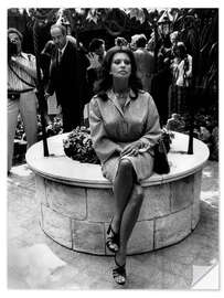 Wall sticker Sophia Loren, Cannes 1976