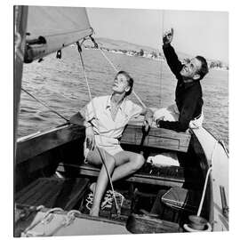 Magnettafel Lauren Bacall und Humphrey Bogart, 1946