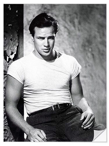 Sticker mural Marlon Brando - A Streetcar Named Desire, 1951