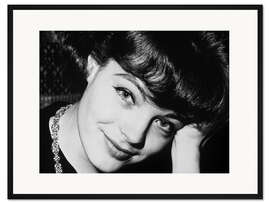 Gerahmter Kunstdruck Romy Schneider, 1959