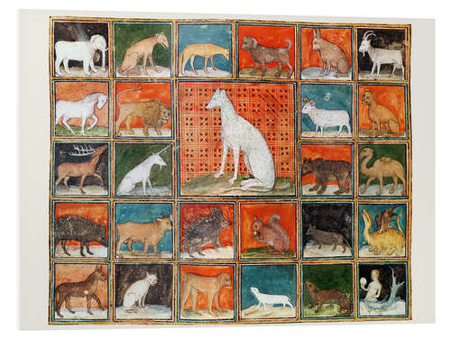 Foam board print The Properties of Beasts: The Mammals, ca. 1415