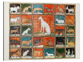 Magnettafel Die Eigenschaften der Bestien: Die Säugtiere, um 1415