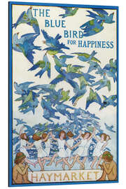 Tableau en aluminium The Blue Bird for Happiness