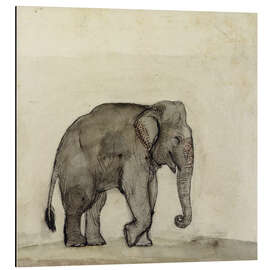 Aluminium print Elephant, c. 1790