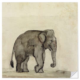 Wall sticker Elephant, c. 1790