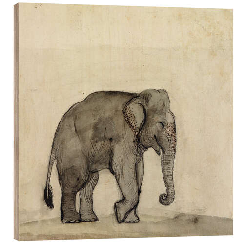 Wood print Elephant, c. 1790