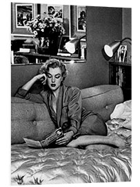 Foam board print Marilyn on the Sofa