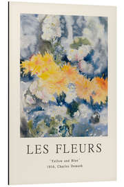 Cuadro de aluminio Yellow &amp; Blue - Les Fleurs Collection