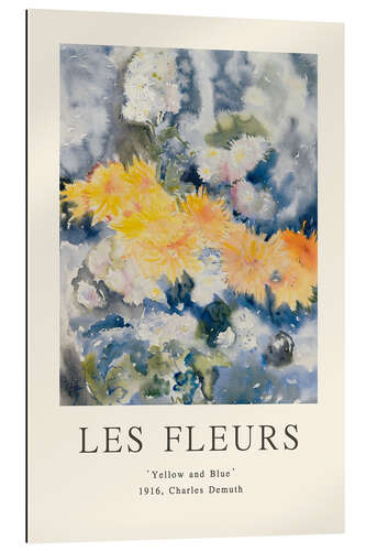 Galleriataulu Yellow & Blue - Les Fleurs Collection