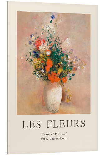 Alubild Vase of Flowers - Les Fleurs Collection