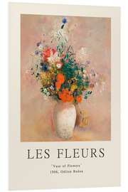 PVC print Vase of Flowers - Les Fleurs Collection