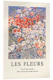 Acrylglasbild The Island Garden - Les Fleurs Collection