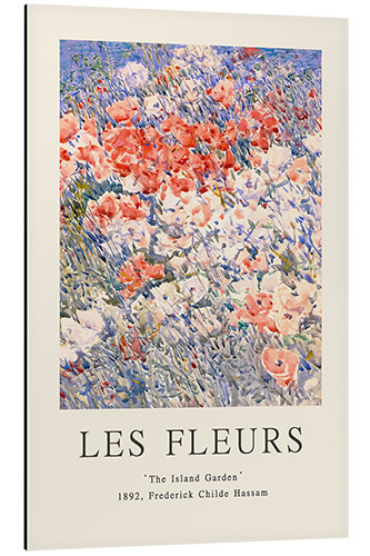 Aluminium print The Island Garden - Les Fleurs Collection