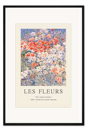 Gerahmter Kunstdruck The Island Garden - Les Fleurs Collection