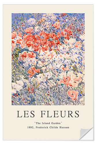 Muursticker The Island Garden - Les Fleurs Collection