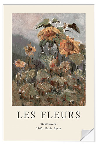 Wandsticker Sunflowers - Les Fleurs Collection