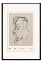 Gerahmter Kunstdruck Beauty II, Skizzenbuchserie