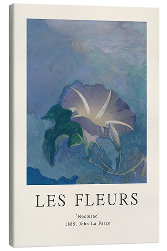 Tableau sur toile Nocturne - Les Fleurs Collection