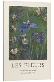 Magnettafel Wild Roses and Irises - Les Fleurs Collection