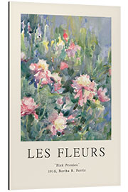 Aluminium print Pink Peonies (Les Fleurs Collection)