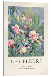 Stampa su plexi-alluminio Pink Peonies (Les Fleurs Collection)