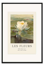 Gerahmter Kunstdruck White Water Lily, 1883