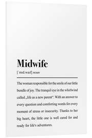 Foam board print Definition Midwife