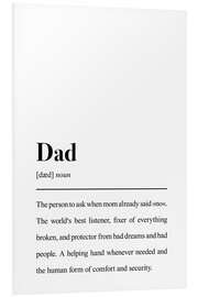 Foam board print Definition Dad