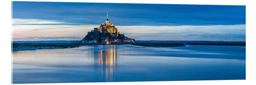 Acrylic print Le Mont Saint Michel, Normandy