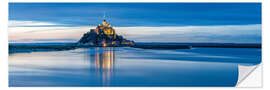 Naklejka na ścianę Le Mont Saint Michel, Normandy