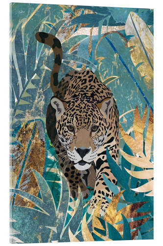 Acrylic print Jaguar in the Jungle