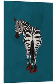 Magnettafel Zebra auf Highheels