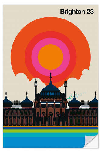 Muursticker Brighton 23