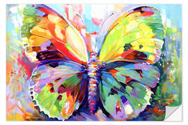 Selvklebende plakat Colorful Butterfly