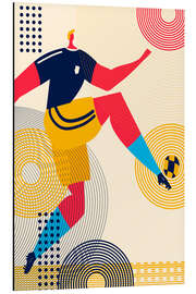 Magnettafel Fußballspieler