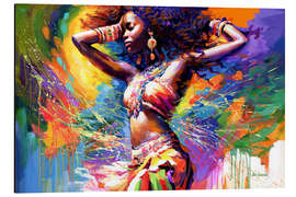 Magnettafel Schöne afrikanische Frau II