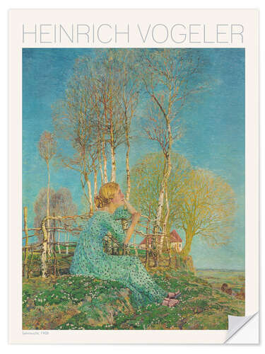 Selvklebende plakat Reverie, 1908