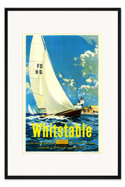Gerahmter Kunstdruck Whitstable