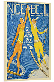 Foam board print Nice-Beuil, Winter Sports in French Riviera