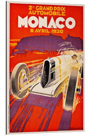 Magnettafel Grand Prix Automobile Monaco 1930